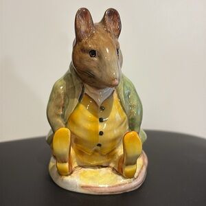 vintage porcelain figurine Samuel Whiskers Beatrix Potter's
